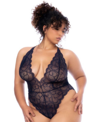 Body grande taille bleu nuit 
